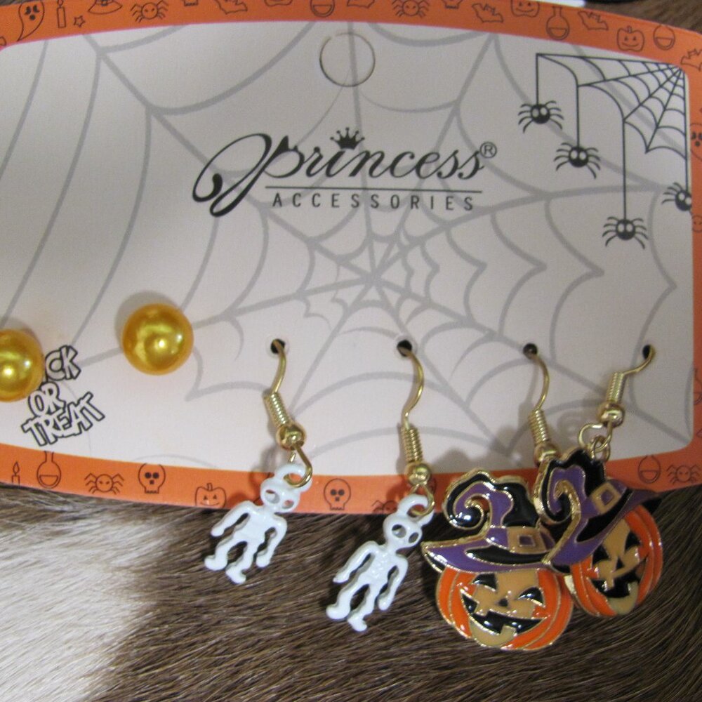 HALLOWEEN EARRINGS & BRACELET NIP